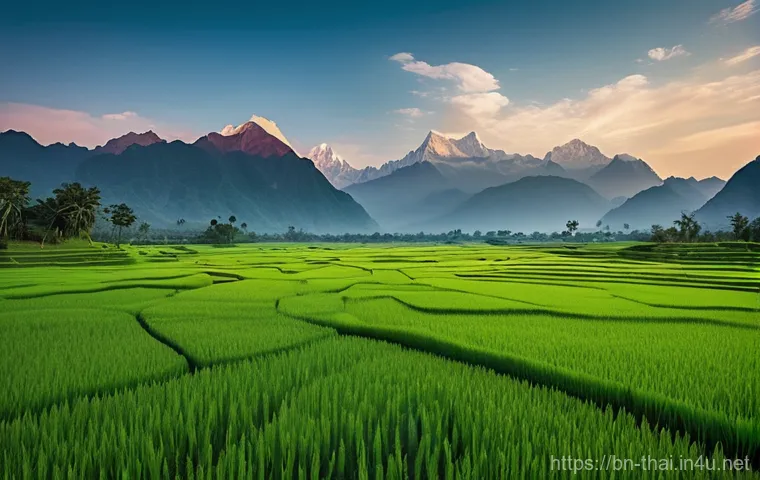 태국의 히말라야 기후 연구 - Image Prompt 1: The Invisible Thread of Climate Connection** 태국의 히말라야 기후 연구 - Image Prompt 1: The Invisible Thread of Climate Connection**