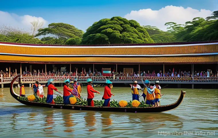 태국의 전통 놀이 복원 - **Prompt:** A group of cheerful Thai children, aged 7-12, are enthusiastically playing the tradition...
